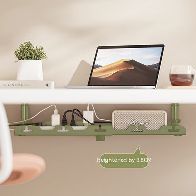 Punch-free Carbon Steel Under Desk Cable Management Rack