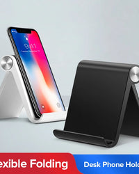 Phone Holder Stand Mobile Smartphone Support Tablet Stand for iPhone 14 13  Desk Cell Phone Holder Stand Portable Mobile Holder